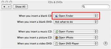 Open Finder