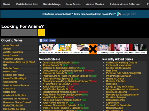 site do anime tv