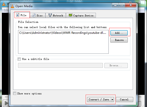 converting mod files to mp4 vlc