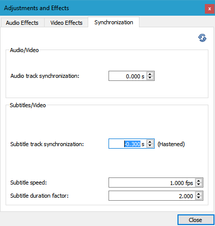 vlc hardcoded subtitles double or twice