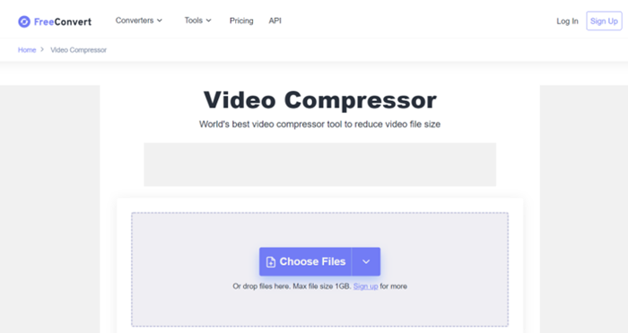 FreeConvert Video Compressor