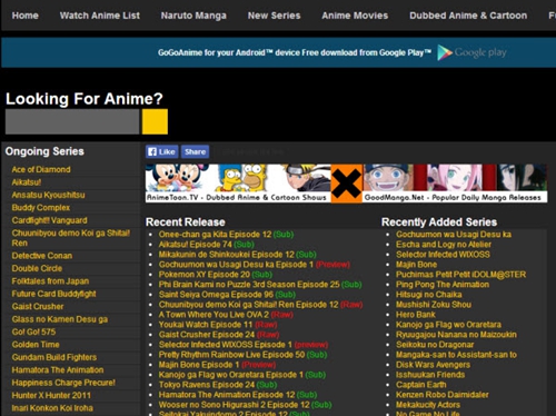 Las mejores páginas web para ver anime