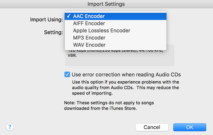 ITunes Supported Audio