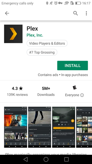 Plex voor Android