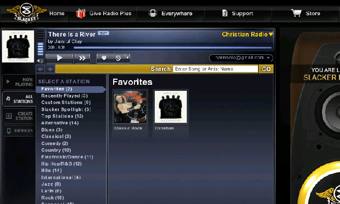 Slacker Radio Service