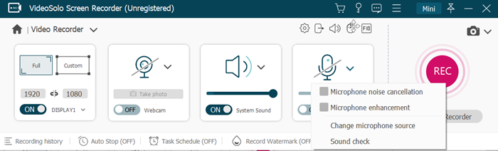 Video Recorder Microphone Enhancement